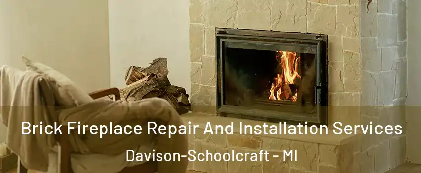 Brick Fireplace Repair And Installation Services Davison-Schoolcraft - MI