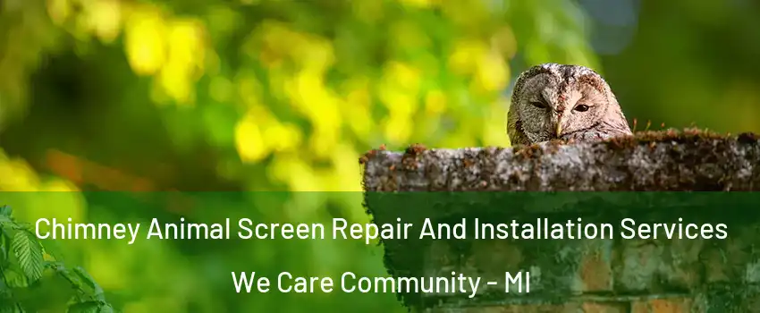 Chimney Animal Screen Repair And Installation Services We Care Community - MI