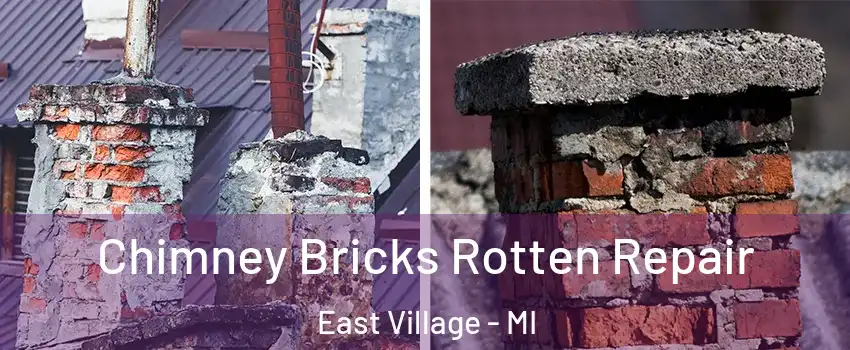 Chimney Bricks Rotten Repair East Village - MI
