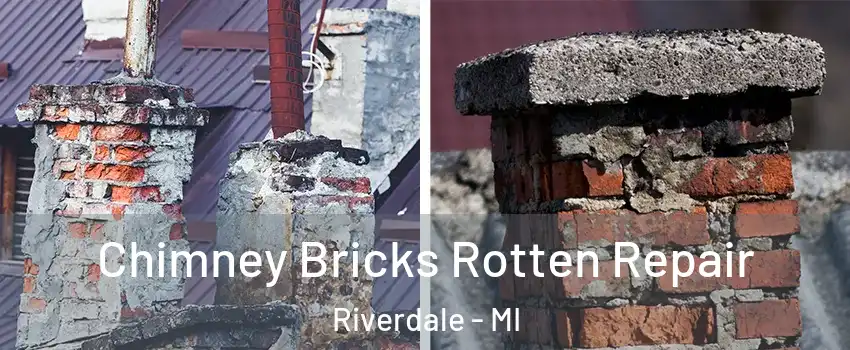 Chimney Bricks Rotten Repair Riverdale - MI