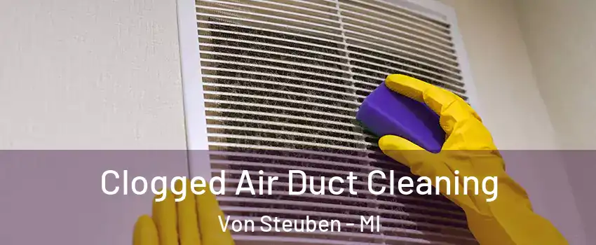 Clogged Air Duct Cleaning Von Steuben - MI