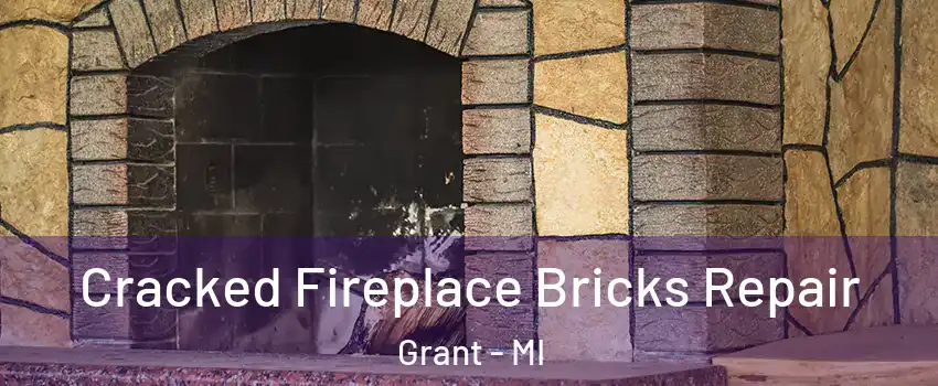 Cracked Fireplace Bricks Repair Grant - MI