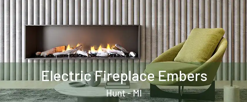 Electric Fireplace Embers Hunt - MI