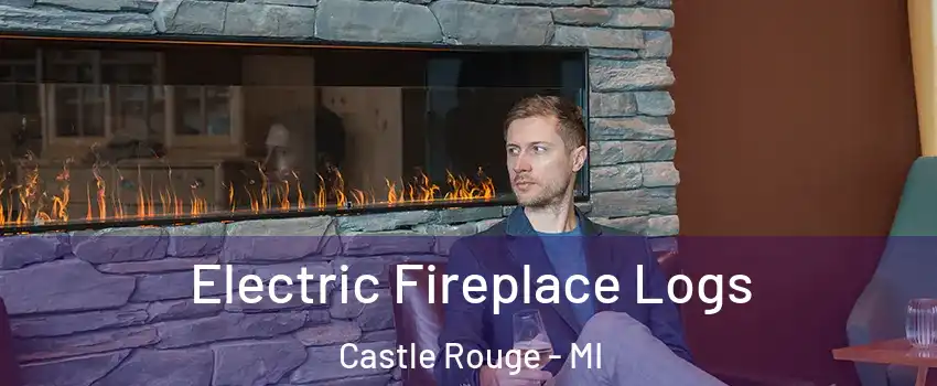 Electric Fireplace Logs Castle Rouge - MI