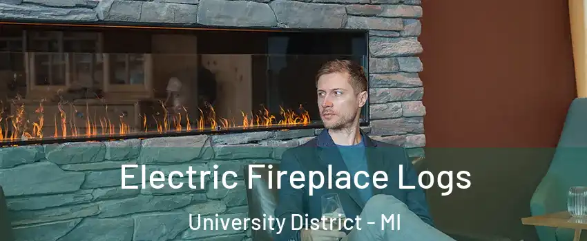 Electric Fireplace Logs University District - MI