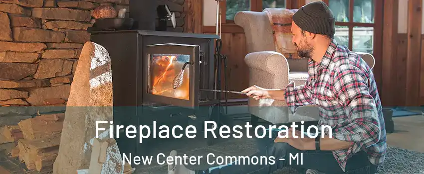 Fireplace Restoration New Center Commons - MI