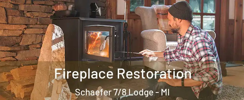 Fireplace Restoration Schaefer 7/8 Lodge - MI