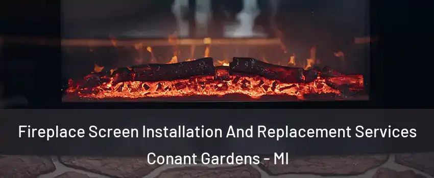 Fireplace Screen Installation And Replacement Services Conant Gardens - MI