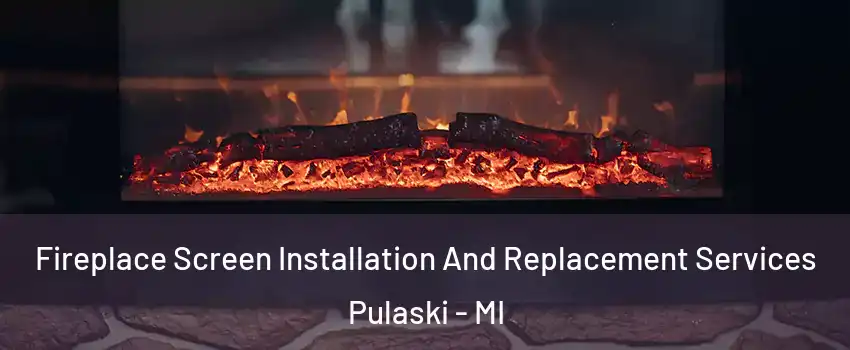 Fireplace Screen Installation And Replacement Services Pulaski - MI
