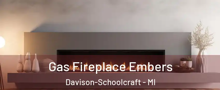 Gas Fireplace Embers Davison-Schoolcraft - MI
