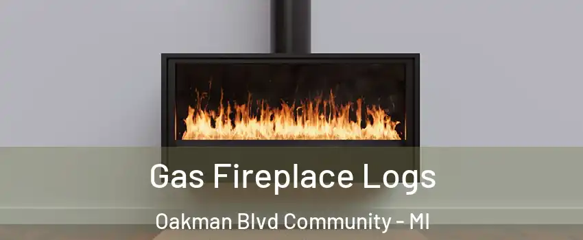 Gas Fireplace Logs Oakman Blvd Community - MI