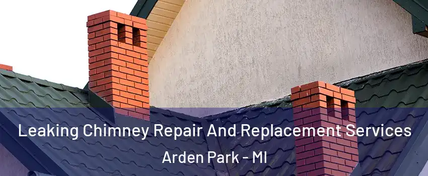 Leaking Chimney Repair And Replacement Services Arden Park - MI