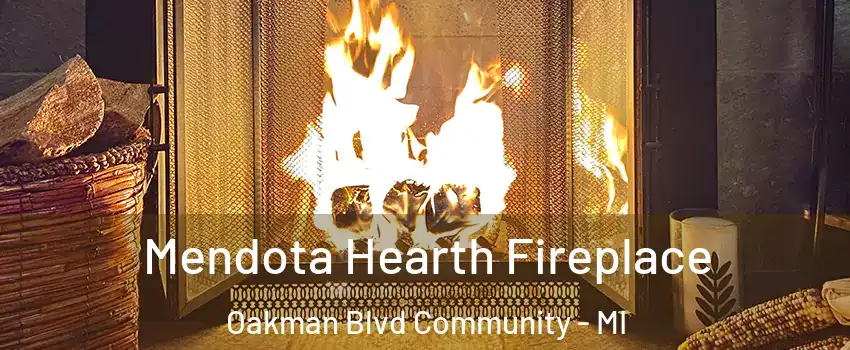 Mendota Hearth Fireplace Oakman Blvd Community - MI
