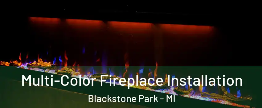 Multi-Color Fireplace Installation Blackstone Park - MI