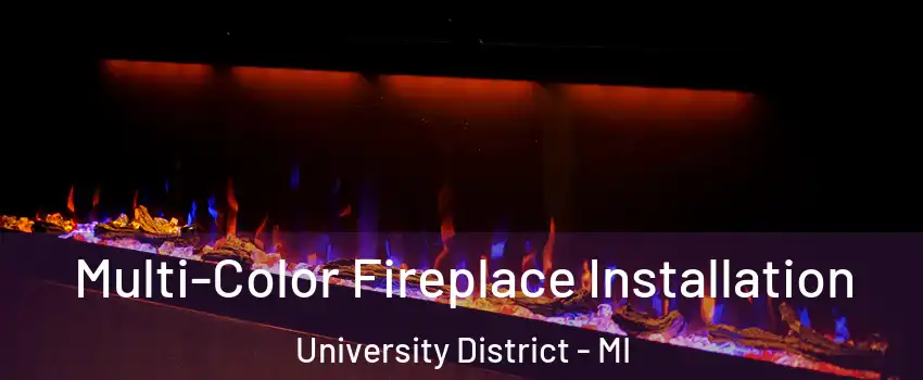Multi-Color Fireplace Installation University District - MI