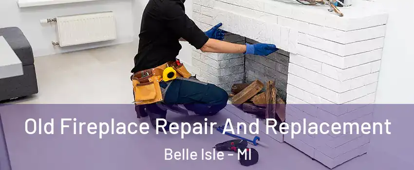 Old Fireplace Repair And Replacement Belle Isle - MI