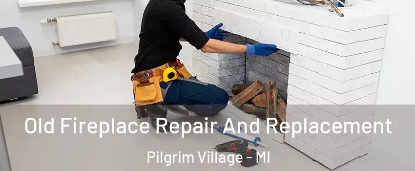 Old Fireplace Repair And Replacement Pilgrim Village - MI