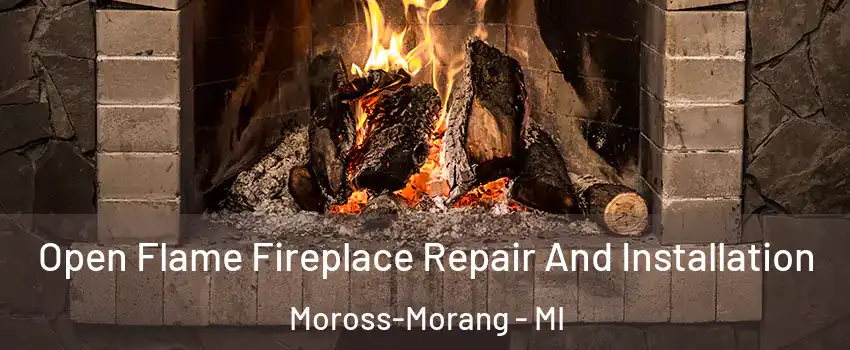 Open Flame Fireplace Repair And Installation Moross-Morang - MI
