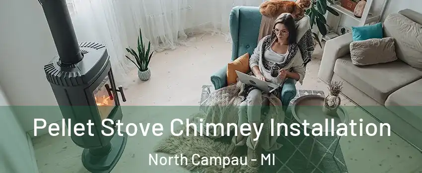 Pellet Stove Chimney Installation North Campau - MI