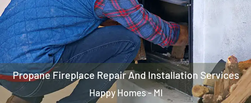 Propane Fireplace Repair And Installation Services Happy Homes - MI