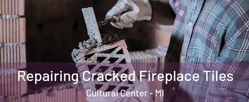 Repairing Cracked Fireplace Tiles Cultural Center - MI