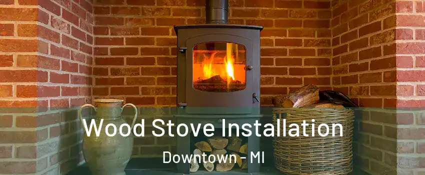 Wood Stove Installation Downtown - MI